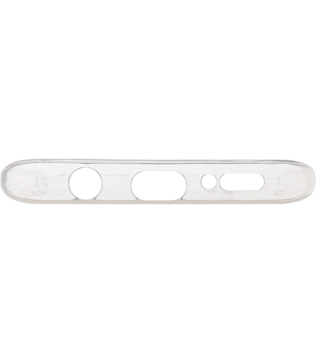 capa silicone samsung galaxy s9 plus detalhe topo transparente