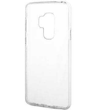 capa silicone samsung galaxy s9 plus detalhe transparente