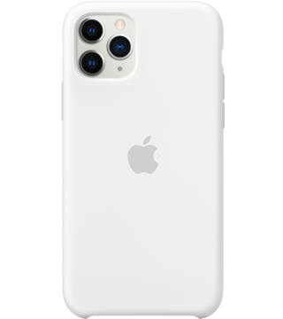 capa silicone apple iphone 11 pro branco camera  