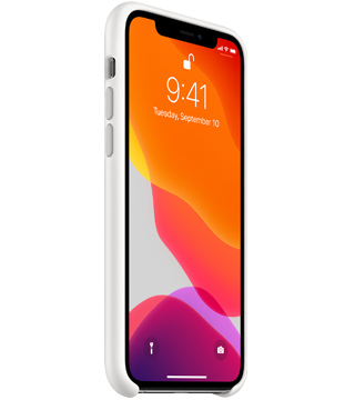 capa silicone apple iphone 11 pro branco perfil  