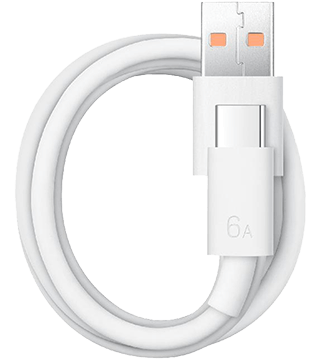 carregador honor supercharge 66w branco cabo  