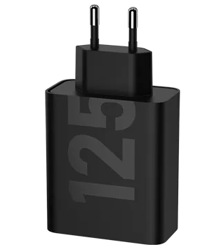 Carregador Motorola 125W Dual-Port + Cabo carregamento (2M)