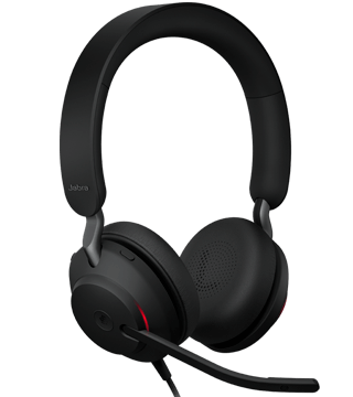 jabra evolve 2 40 black front  
