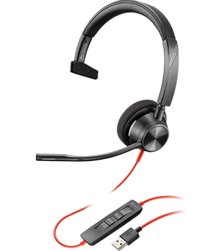 poly blackwire 3310 preto frente  