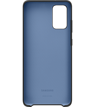 samsung silicone cover galaxy s20 plus preto frente  