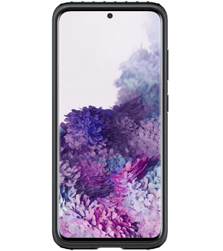 samsung protective standing cover galaxy s20 preto frente  