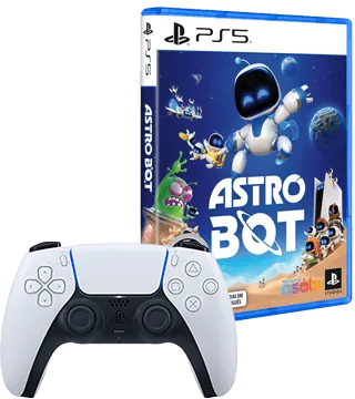 Sony Comando sem Fios DualSense PS5 + Jogo Astro Bot Sony Comando sem Fios DualSense PS5 + Jogo Astro Bot