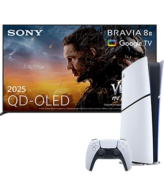 Sony QD-OLED Smart Google TV BRAVIA 8 II (65XR8M2) + PS5