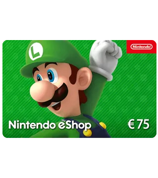 Nintendo eShop €75 - Cartão Presente Digital