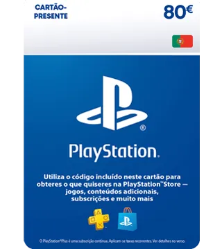 Sony Playstation Network €80 - Cartão Presente Digital