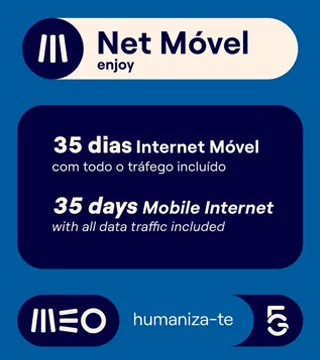 Cartão Enjoy Todo o Trafego Incluído 35 dias Cartão Enjoy Todo o Trafego Incluído 35 dias