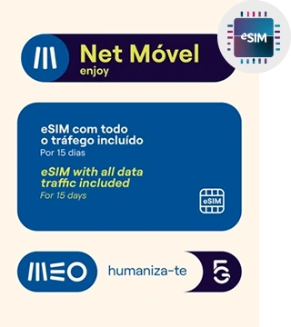 Cartões pré-pagos - Cartões eSIM e SIM | Loja Online MEO