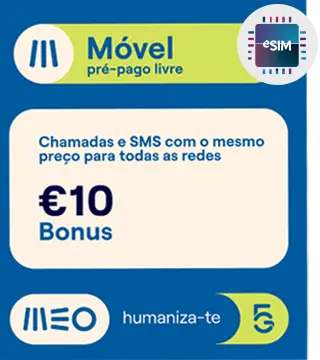 Prepaid cards - Cards eSIM | MEO Online Store