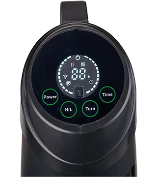 Aquecedor Patio Nedis HTPA21BKW Aquecedor Patio Nedis HTPA21BKW