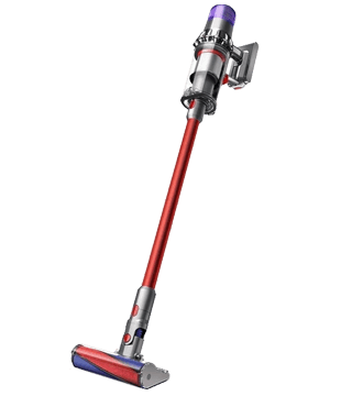 aspirador vertical dyson v11 fluffy 2023 vermelho perfil  