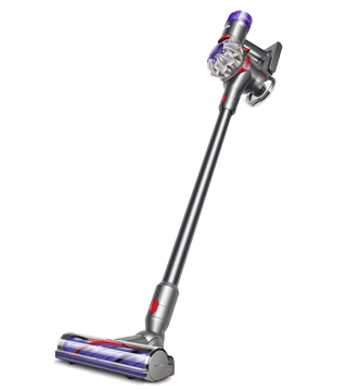 aspirador vertical dyson v8 2023 prata perfil  