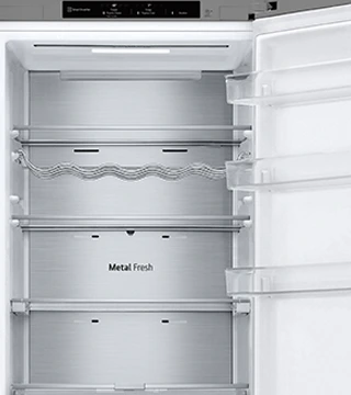 Frigorífico Combinado LG GBV7280BMB - 387L