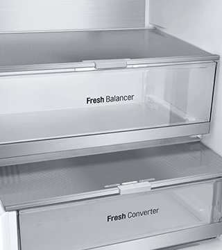 Frigorífico Combinado LG GBV7280BMB - 387L