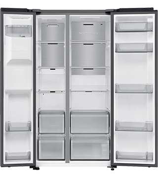 Frigorífico Americano Samsung RS70F66KBTEF Bespoke AI Twin Cooling