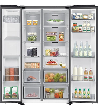 Samsung Frigorífico Americano RS70F66KCTEF