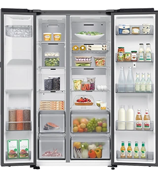 Frigorífico Americano Samsung RS90F66BETEF Family Hub Bespoke AI