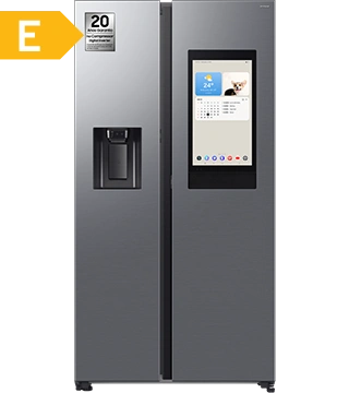 American Refrigerator Samsung RS90F66BETEF Family Hub Bespoke AI