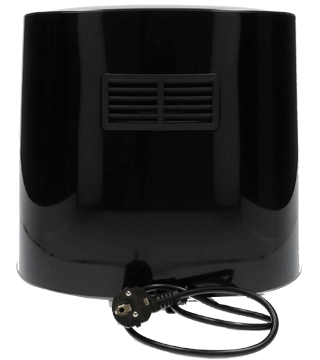 fritadeira smart air fryer nedis 7 2l preto costas  