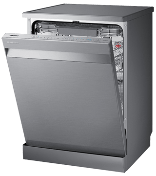 maquina lavar loica samsung DW60A8050FS EF inox semi aberta  