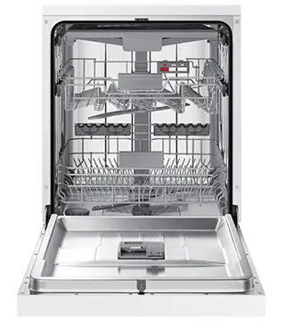 maquina lavar loica samsung DW60CG550FWQET branco aberta  .