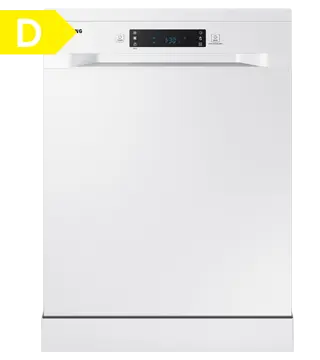 maquina lavar loica samsung DW60CG550FWQET branco frente selo energetico  .