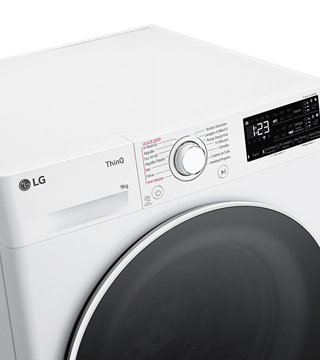maquina lavar roupa lg F4WR3509A0W branco pormenor  