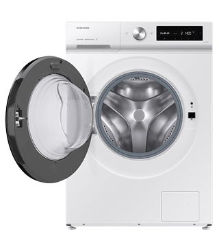 maquina lavar roupa samsung WW11DB7B34GWU3 branco aberto  