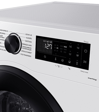 maquina lavar roupa samsung WW11DG5B25AEEP branco perfil  