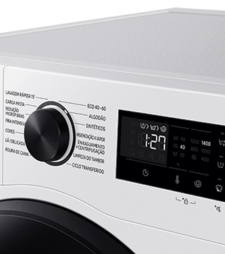 maquina lavar roupa samsung WW80CGC04DAEEP branco pormenor  