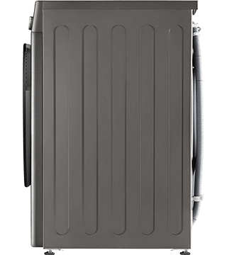 maquina lavar secar roupa lg f4dr7010sgs inox lado  