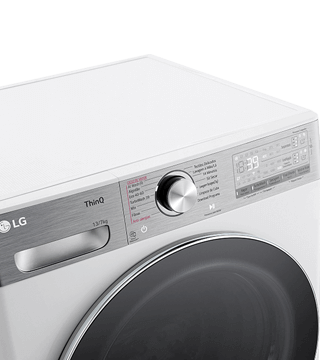 maquina lavar secar roupa lg F4DR9513P2W branco perfil  