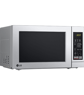 microondas lg mh6044v prata perfil  