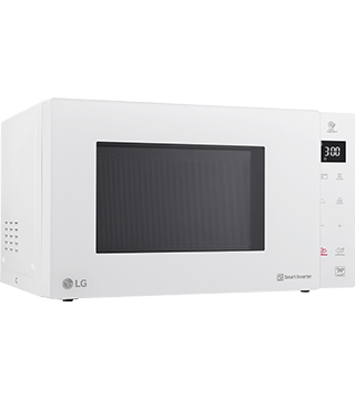 microondas lg mh6535gdh branco perfil  