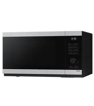 microondas samsung MG32DG4524CTE1 preto perfil  .