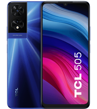 tcl 505 blue front back  