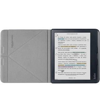 Capa SleepCover Kobo Libra Colour capa sleepcover kobo libra colour preto aberto