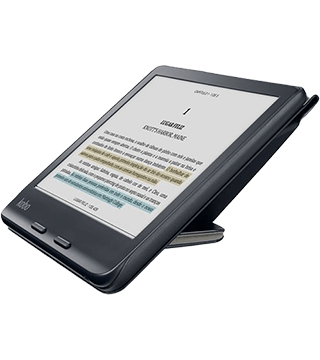 Capa SleepCover Kobo Libra Colour capa sleepcover kobo libra colour preto perfil suporte 2