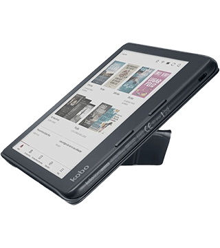 Capa SleepCover Kobo Libra Colour capa sleepcover kobo libra colour preto perfil suporte