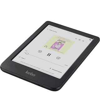 kobo clara colour preto deitado  