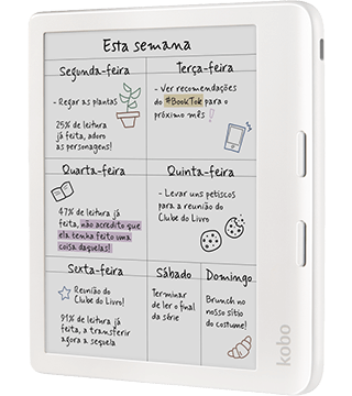 Kobo Libra Colour 32GB kobo libra colour branco perfil