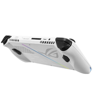 consola asus rog ally branco perfil  