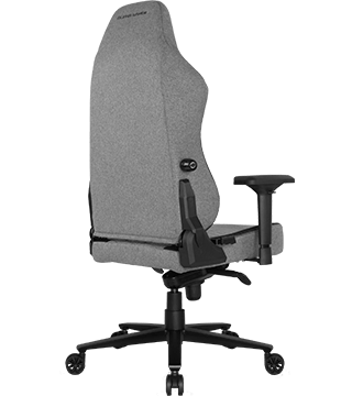 cadeira gaming alpha gamer alegra tecido cinzento costas  