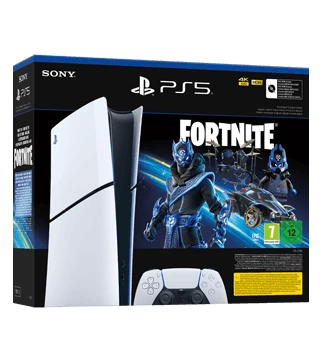 PS5 Slim Edição Digital 1TB + Fortnite Cobalt Star