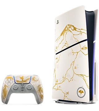 PS5 Slim 1TB Ghost of Yotei™ Edição Limitada Gold