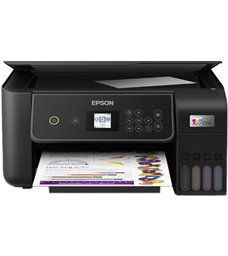 epson ecotank et 2870 preto frente aberto  